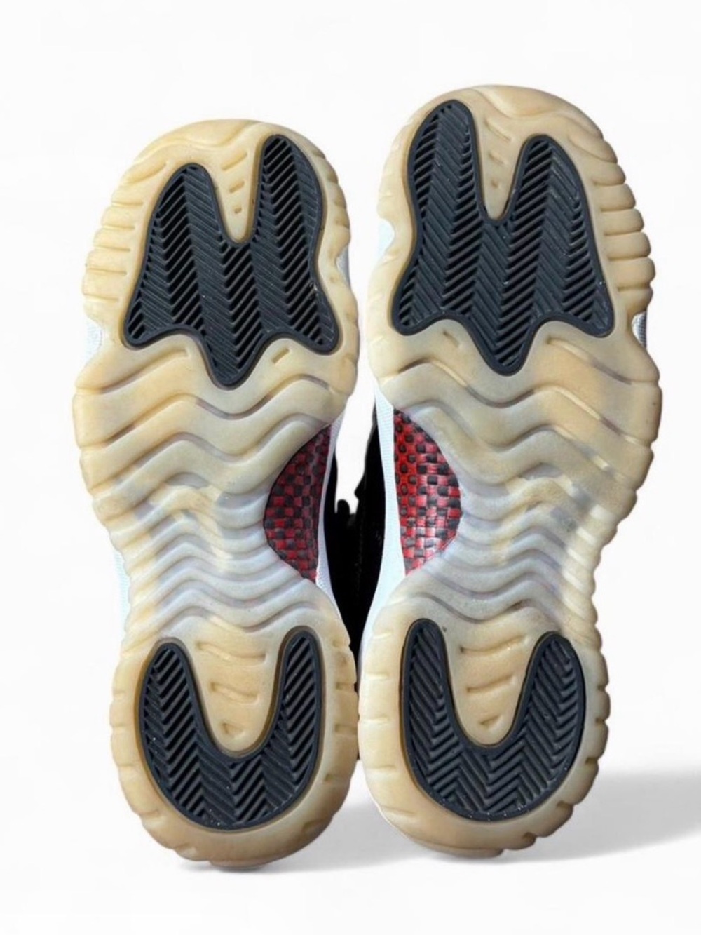Jordan 11 Retro Low in Black with Red Accents - Picture 5 of 6